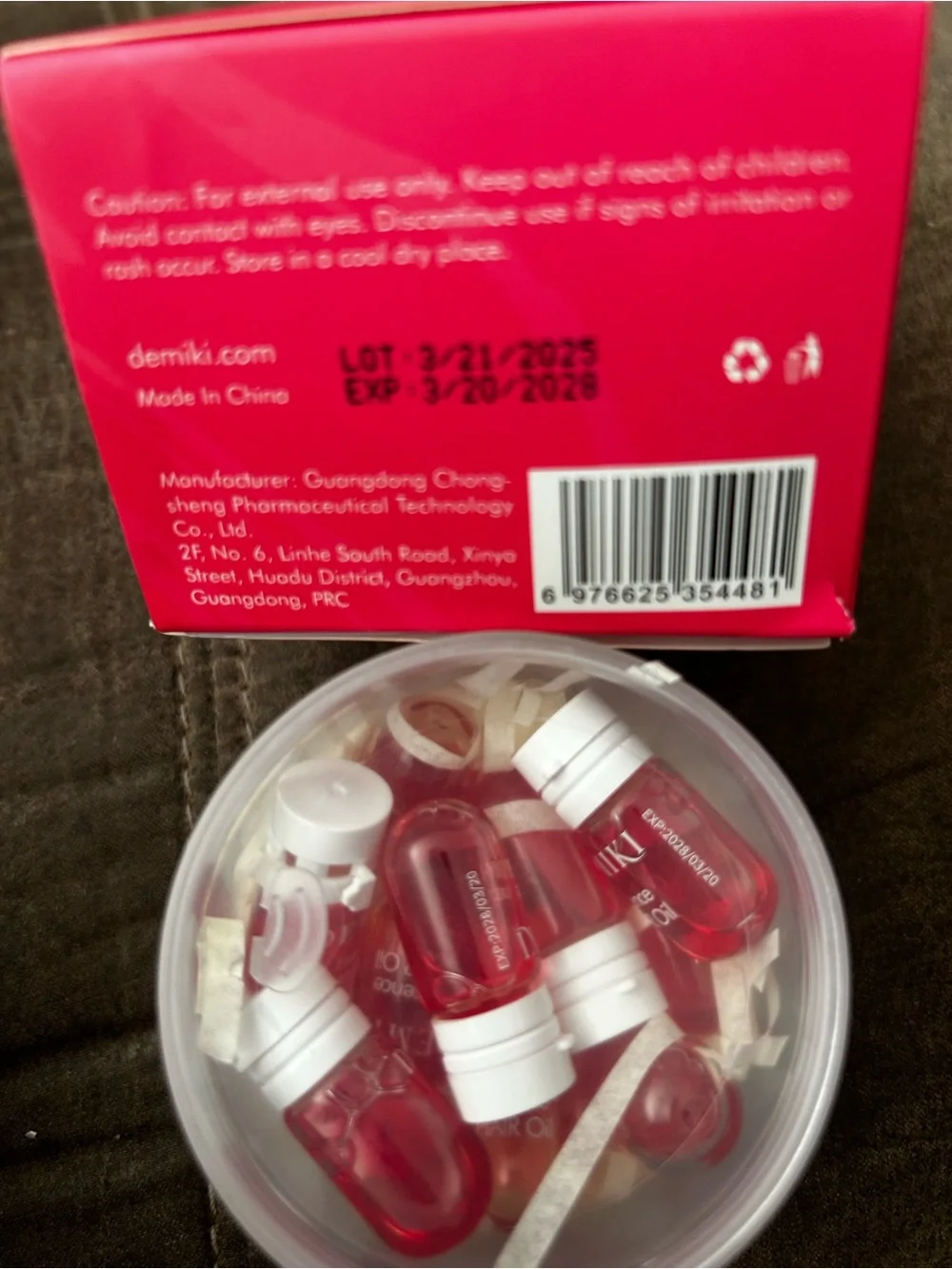 Rose Infusion Essence Hair Oil Capsules - Pink